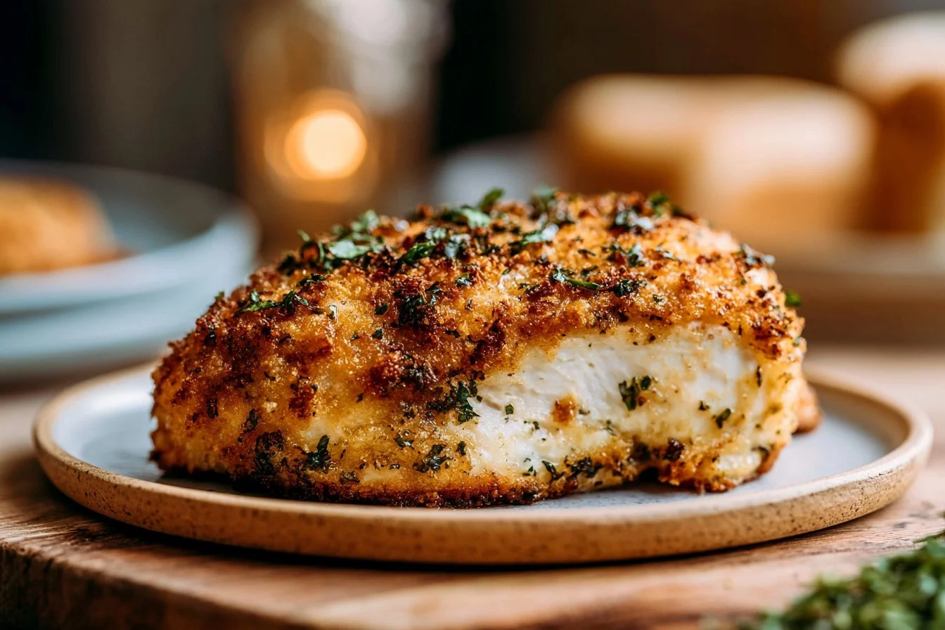 Airfryer Chicken Breast with Herb Crust