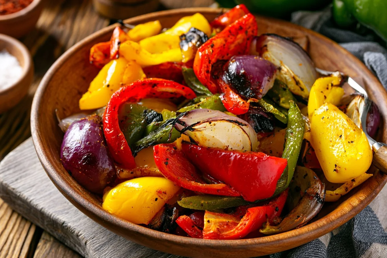 Paprikagemüse aus der Heißluftfritteuse